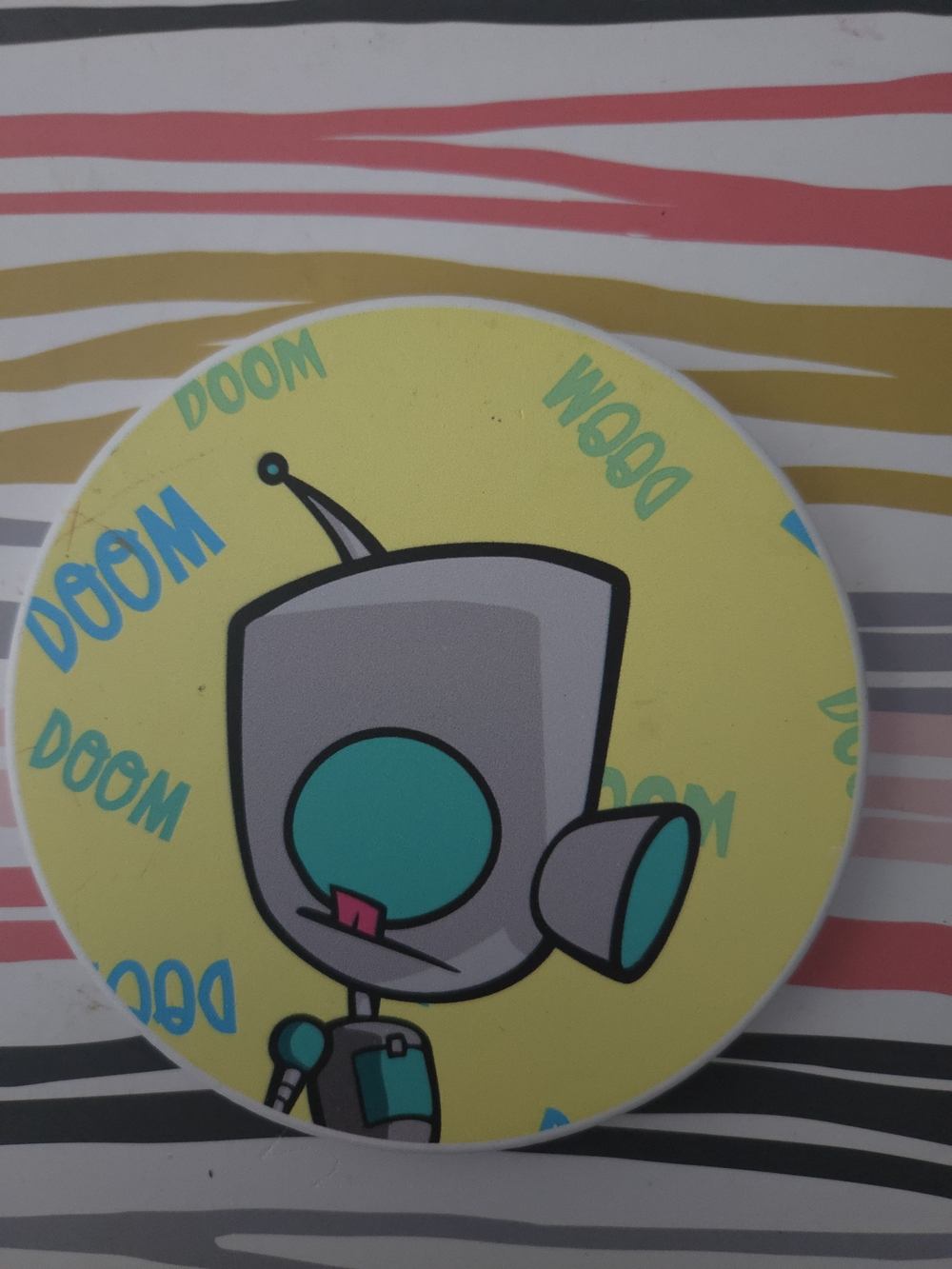 Invader Zim Nickelodeon Costers Rare  - 4 Piece  Playful Cartoon Decor